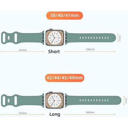 Paquete de 6 Correas Compatibles de Reemplazo para Apple Watch – 38 mm, 40 mm, 41 mm, 42 mm, 44 mm, 45 mm, 46 mm, 49 mm – Correas Deportivas de Silicona Suave para Mujeres y Hombres