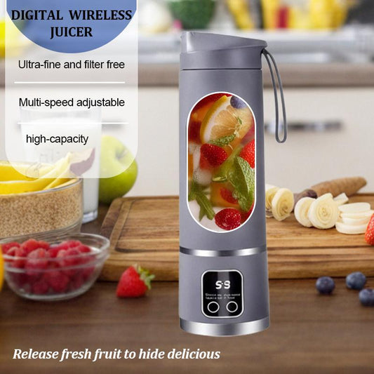 Licuadora Portátil TikTok para Batidos y Líquidos, Exprimidor y Licuadora Compacta, Recargable por USB, Ideal para Dietas, Perfecta para el Hogar, Cocina y Electrodomésticos